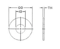 Standard EPDM Rubber Washers